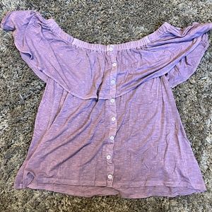 Off the shoulders top